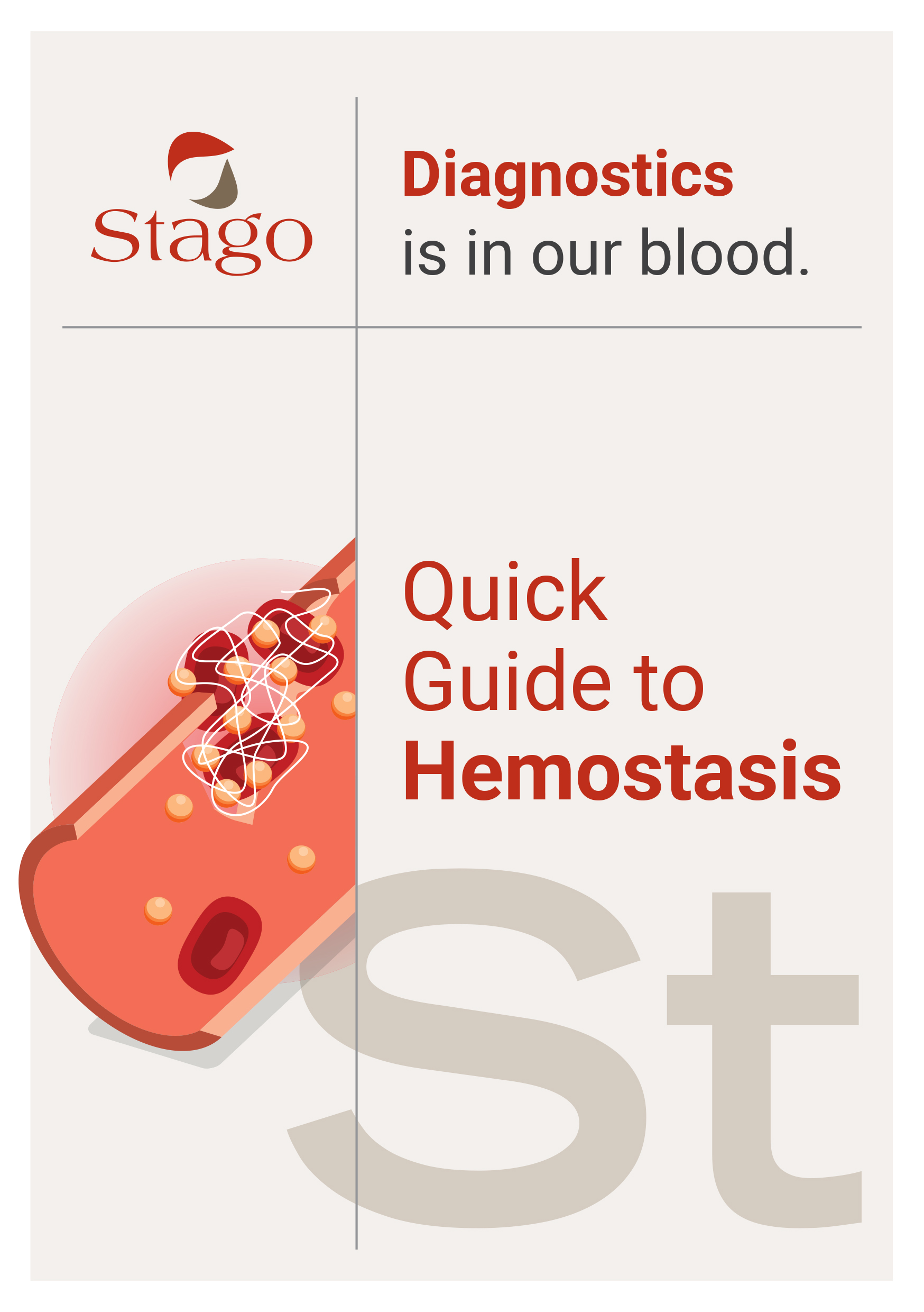 Couverture du Quick Guide to Hemostasis de Stago