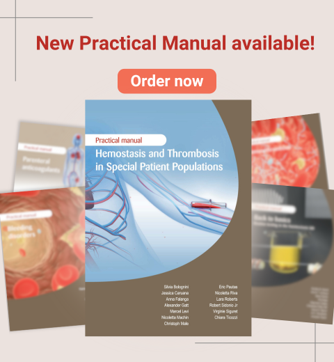 Pop-up of the new Practical Manual on Hemostasis and Thrombosis in special patient populations